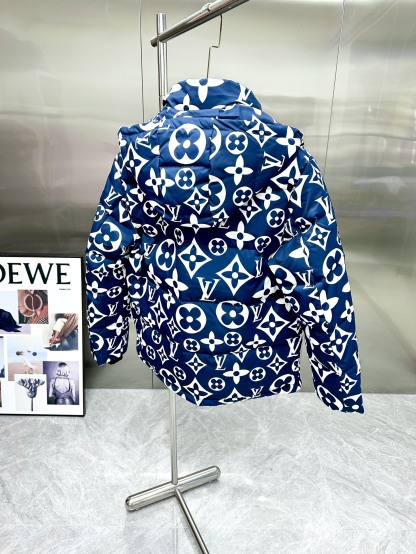 ルイ・ヴィトン「Louis Vuitton」秋冬フード付きダウンジャケット